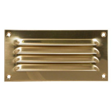 Louvre Vent Brass 6” X 3”