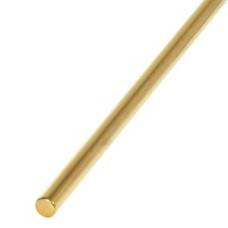 Curtain Rod 3/8” x 4ft - Brass