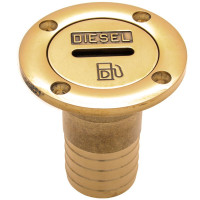 Deck Filler Diesel 1 3/8” Neck - Brass Deck Filler Diesel 1 3/8” Neck - Brass