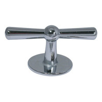 Cleat 130mm Bolt Through - Chrome