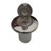 Deck Filler Locking Fuel Cap Device - 51mm - Stainless Steel - Integral Key Type Deck Filler Locking Fuel Cap Device - 51mm - Stainless Steel - Integral Key Type