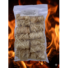 12 Natural Wood Wool Firelighters