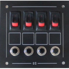 4 Way Switch Panel with Resettable Circuit Breaker Trips 4 Way Switch Panel with Resettable Circuit Breaker Trips