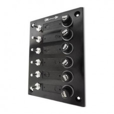 Switch Panel 6 Way - Fused