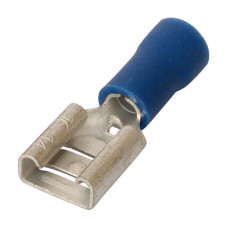 Terminal Female Spade 6.3mm - Blue (pack of 4)