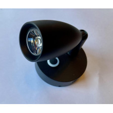 Dimmable reading light black with USB Socket