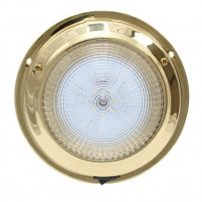 Light Dome Brass LED 12v - Natural White