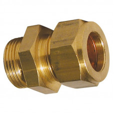 Male Stud Coupling 3/8” BSP to 1/4” Tube