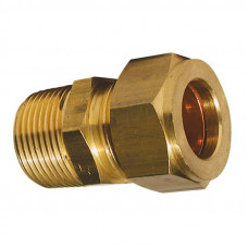 Male Stud Coupling 1/8” BSPT to 3/8” Tube