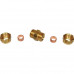 Straight Coupling 3/16” x 3/16” - Brass