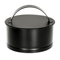 Rain Cap Black Powder Coated to Suit 6" Roof Collar Rain Cap Black Powder Coated to Suit 6" Roof Collar