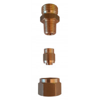 Stern Gland Tube Greaser Fitting 1/8 BSP to 5/16 BSP – Brass