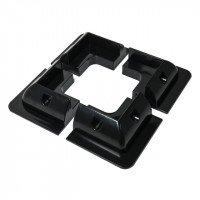 Solar Panel Corner Mounts - Black (pack of 4)