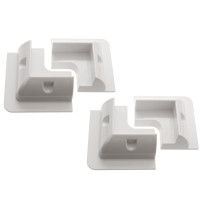 Solar Panel Corner Mounts – White (pack of 4)