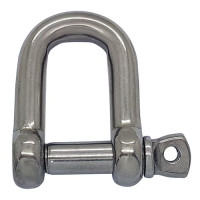 Shackle - D Type - 6mm - Stainless Steel