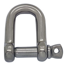 Shackle - D Type - 6mm - Stainless Steel